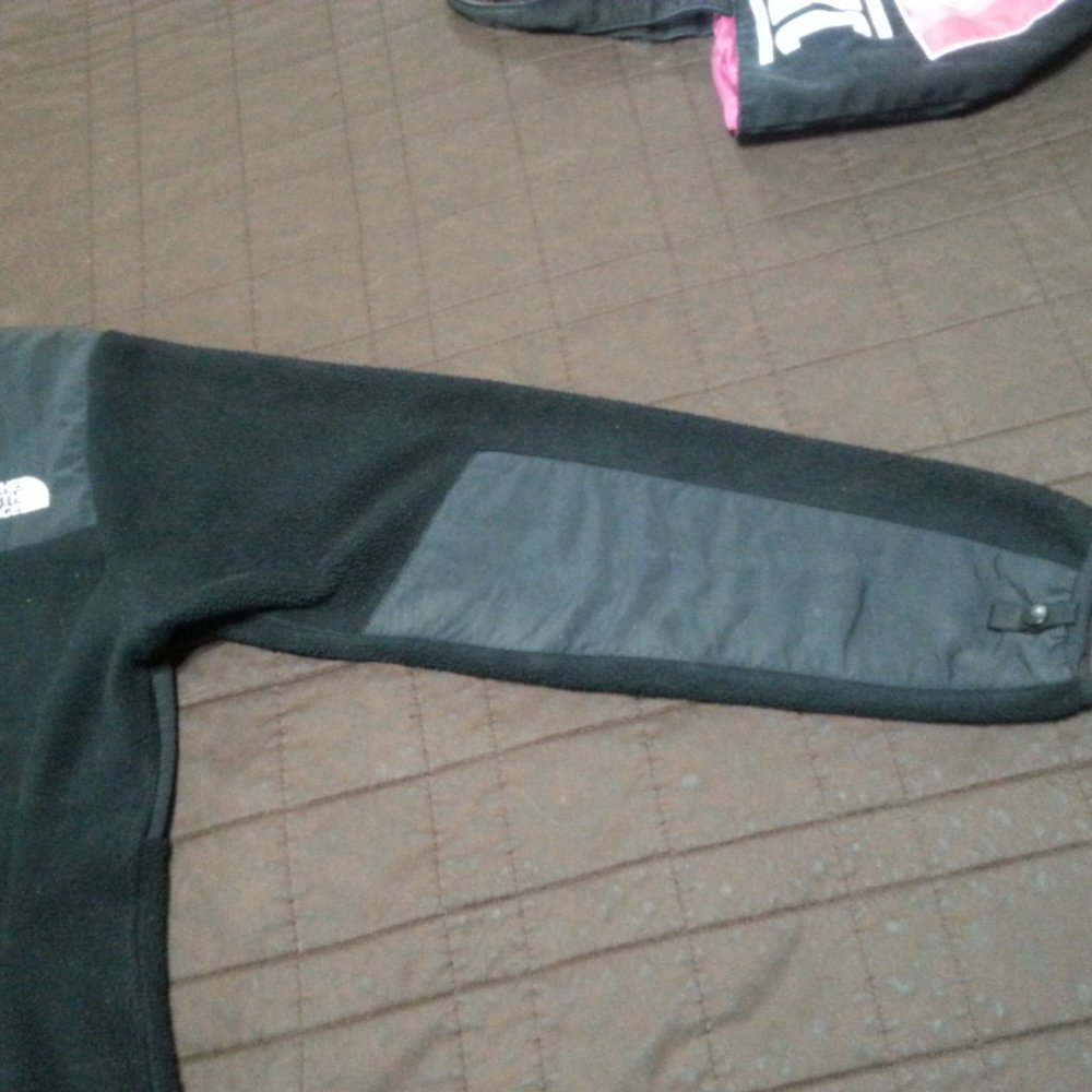 The North Face Jacket Fleece Polartek Women's Medium Black/ Gray /Charcoal - Picture 11 of 16